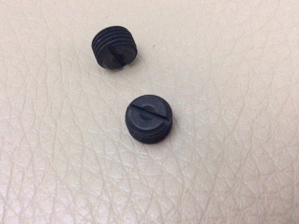 Pad pin screw covers for Nissin calipers.