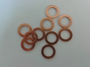 Brake Banjo Annealed Copper Washers 10 mm