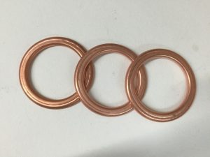 Exhaust header pipe seals x 3 (round) Trident, Speed Triple 900