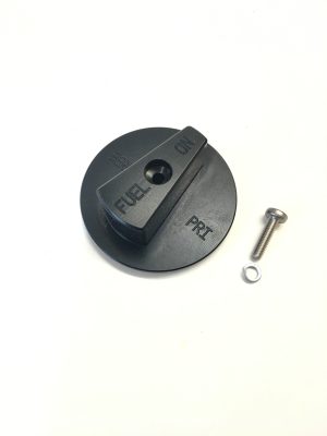 Fuel tap knob aluminium
