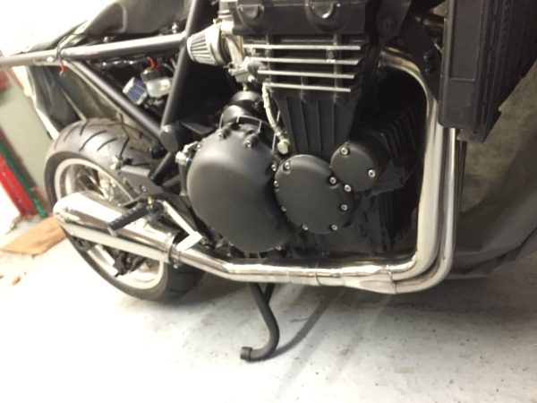 3:1 stainless down pipes Trident, Speed Triple 900, Daytona 900 - Image 6