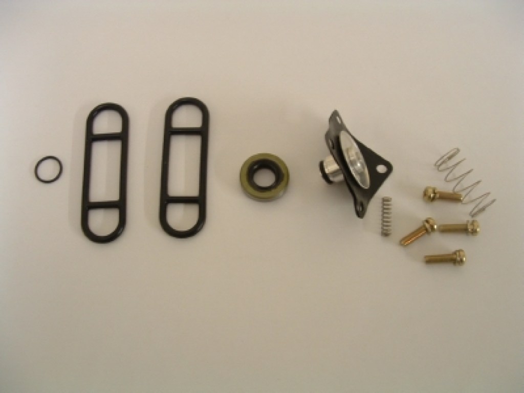 Fuel tap seal rebuild kit for vacuum tap on carburettor 3 and 4 cylinder models.