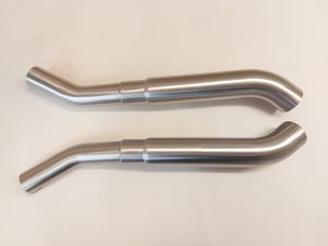 Exhaust twin connectors/link pipes For Tiger 900 Carburettor Models