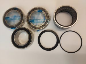 Complete Rear Axle Bearing Set Single Sided Swinging Arm Models (Later Models With Sealed Needle Roller)