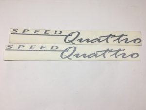 Decal Speed Quattro.
